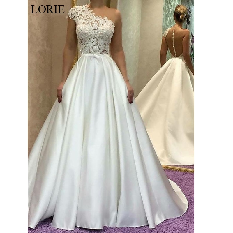 satin wedding gowns 2019