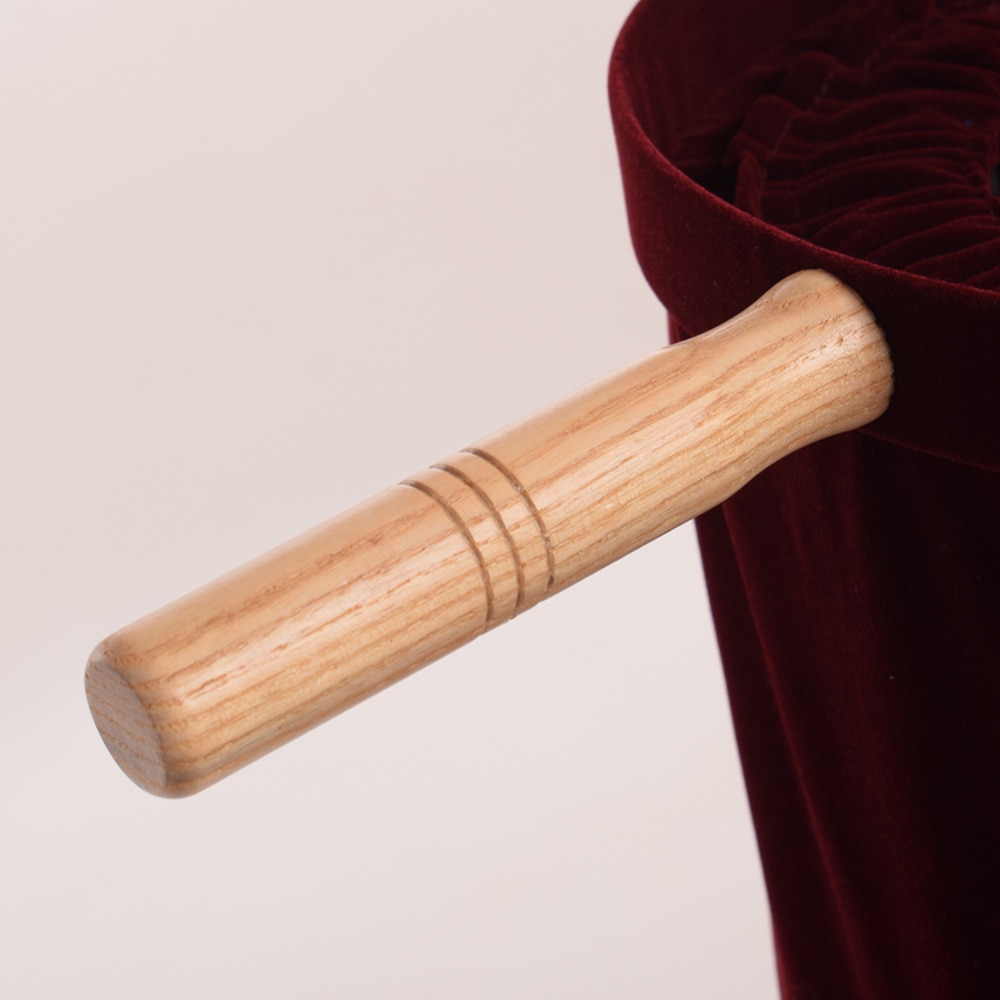 Velvet Blend Church Bag Church Cross Tithe Offering Bag with Wooden